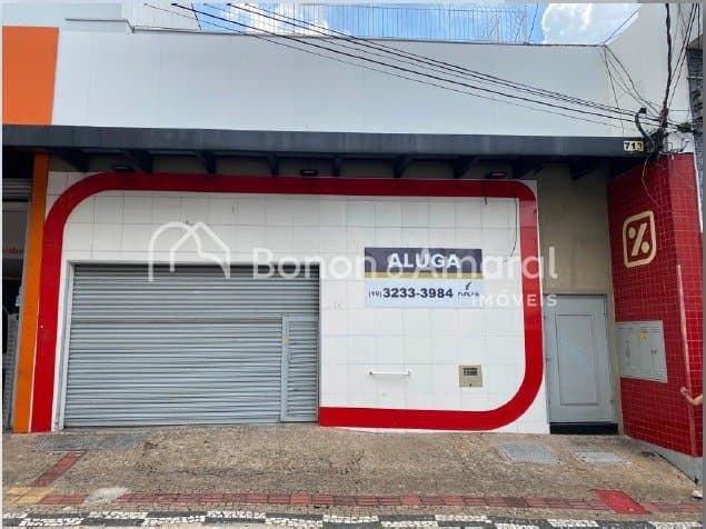 Ponto Comercial para Alugar no Centro em Campinas / SP