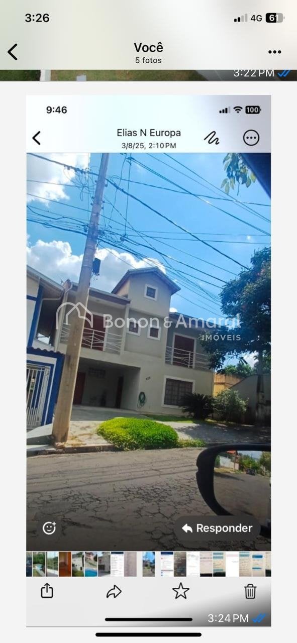 Casa em Condomínio à Venda - Loteamento Caminhos de São Conrado (Sousas) em Campinas / SP